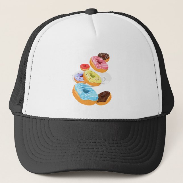 Doughnuts Trucker Hat (Front)