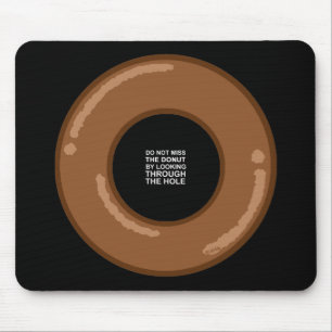 Doughnut's wisdom mouse pad