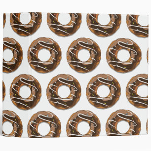 Doughnuts with chocolate icing binder