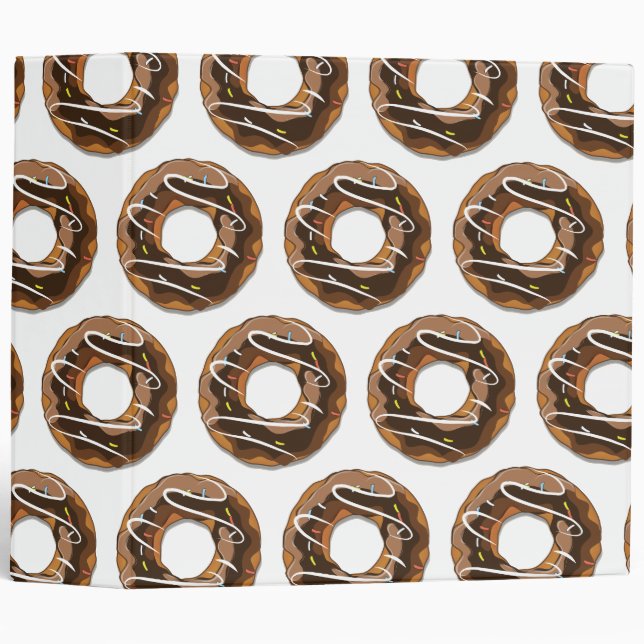 Doughnuts with chocolate icing binder (Front/Spine)