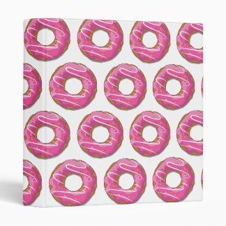 Doughnuts with pink icing binder