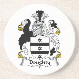Doughty Family Crest Coaster