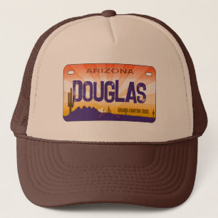 Douglas Arizona plaque d'immatriculation casquette