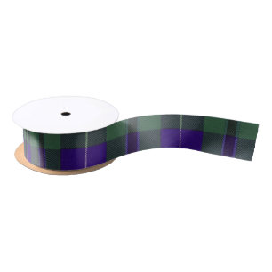 Douglas clan Plaid Scottish tartan Satin Ribbon