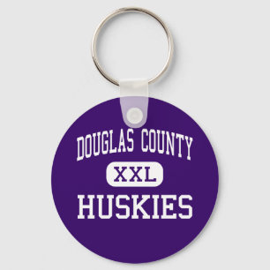 Douglas County - Huskies - High - Castle Rock Keychain