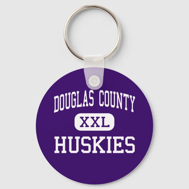 Douglas County - Huskies - High - Castle Rock Keychain (Front)