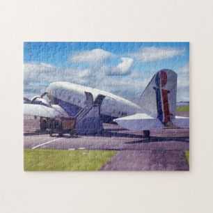 Douglas DC3, ready for departure Jigsaw Puzzle