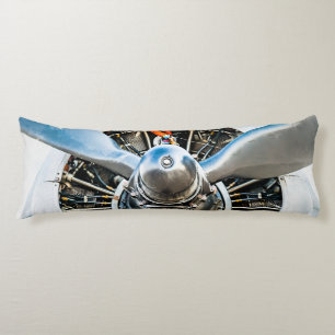 Douglas DC-3 Aircraft. Propeller Body Pillow