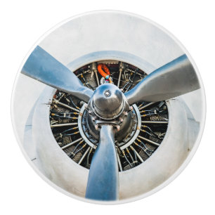 Douglas DC-3 Aircraft. Propeller Ceramic Knob