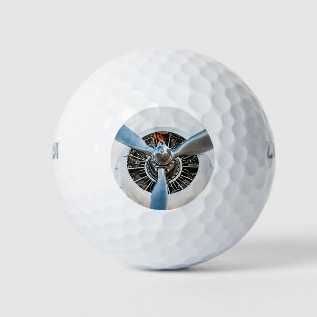 Douglas DC-3 Aircraft. Propeller Golf Balls (Front)