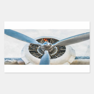 Douglas DC-3 Aircraft. Propeller Sticker