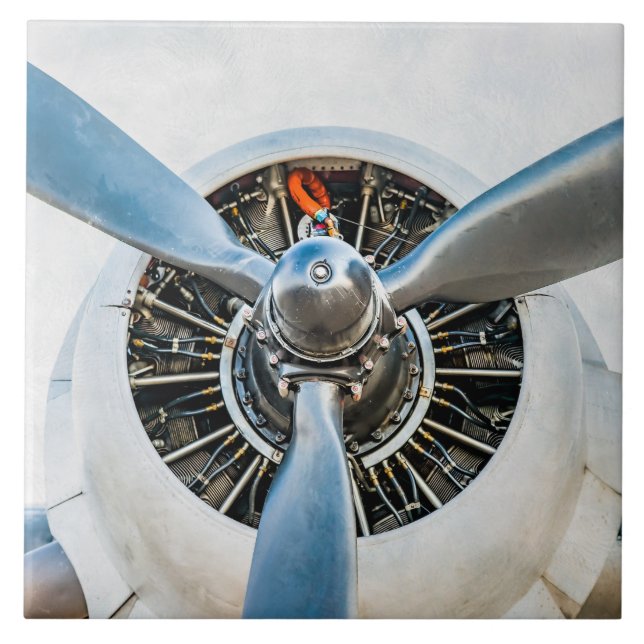 Douglas DC-3 Aircraft. Propeller Tile (Front)