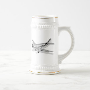 Douglas DC-3 Airplane Beer Stein
