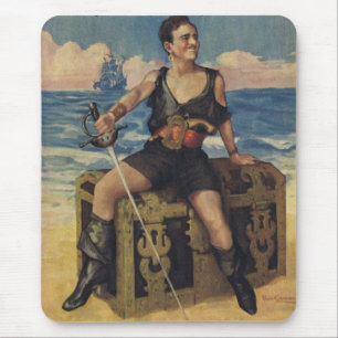 Douglas Fairbanks Black Pirate Mousepad