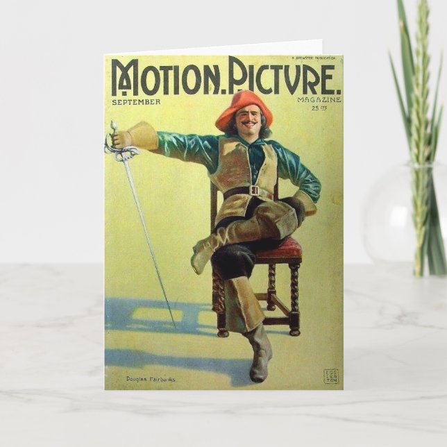 Douglas Fairbanks Three Musketeers cover Card (Front)