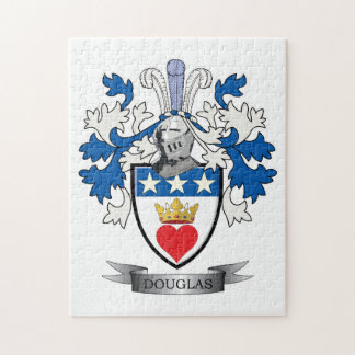 Douglas Family Crest Coat of Arms Jigsaw Puzzle