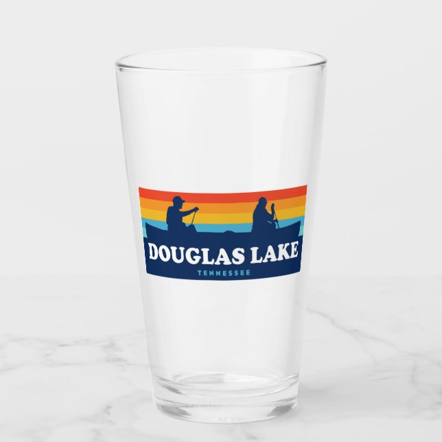 Douglas Lake Tennessee Canoe Glass (Front)