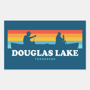Douglas Lake Tennessee Canoe Sticker