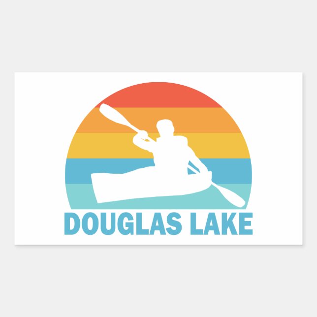 Douglas Lake Tennessee Kayak Sticker (Front)
