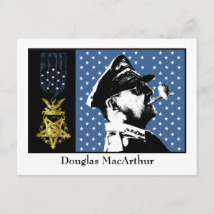 Douglas MacArthur - Medal of Honour Winner Postcard