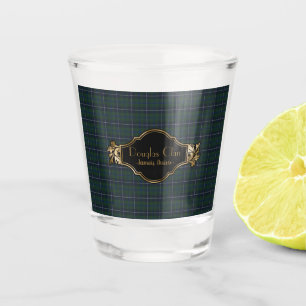 Douglas Modern Original Scottish ClanTartan Shot Glass