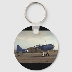 Douglas, SBD Dauntless,_Classic Aviation Keychain