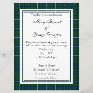 Douglas Scottish Faire-part de mariage