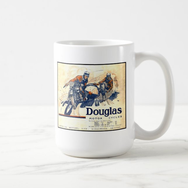 Douglas Vintage Motorcycles Coffee Mug (Right)