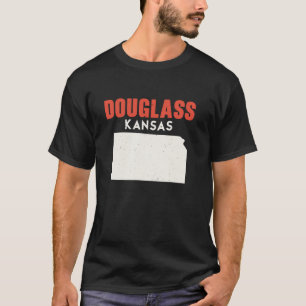 Douglass Kansas USA State America Travel Kansan T-Shirt