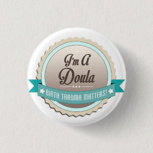 Doula 1 Inch Round Button