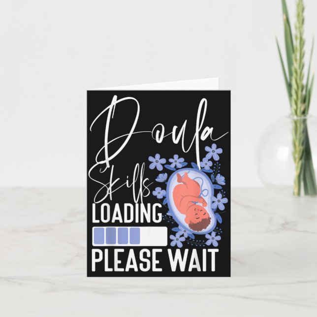Doula Birth Worker Student Doula Skills Loading Card (Front)