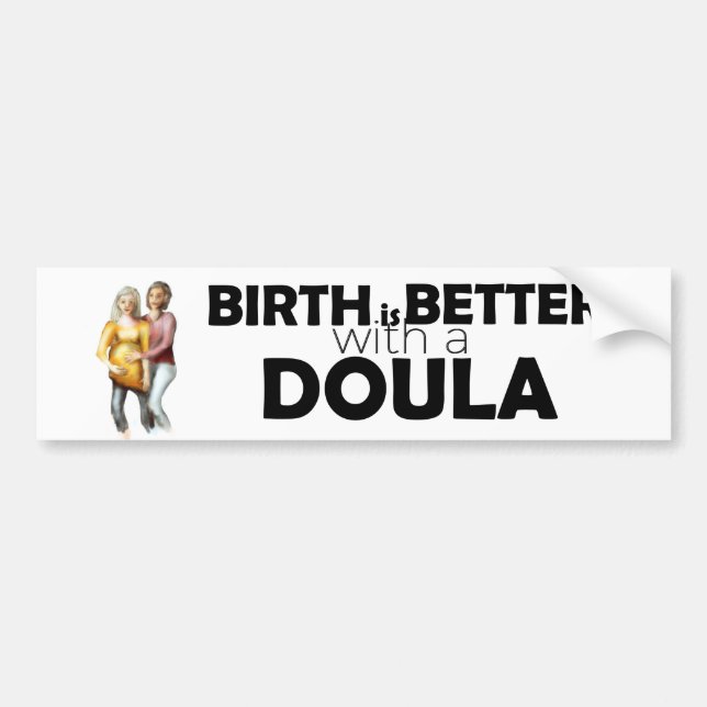 Doula bumper sticker (Front)