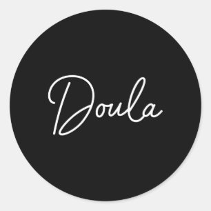 Doula Classic Round Sticker