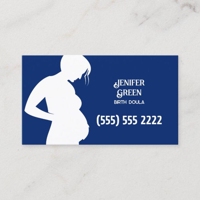 Doula Custom QR Business Card (Front)