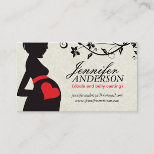 Doula, Midwife and Belly Casting Business Cards