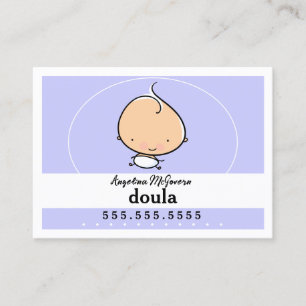 Doula Midwife Pediatrician Child Care Babysitting Business Card
