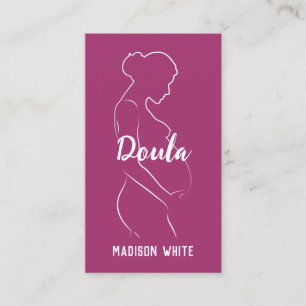 👶 Doula Midwoman Carte de visite QR personnalisé