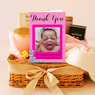 Doula Photo Card with Newborn   Personalized Birth