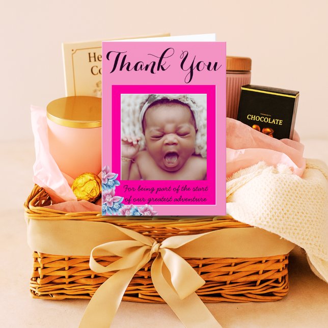 Doula Photo Card with Newborn | Personalized Birth (Creator Uploaded)