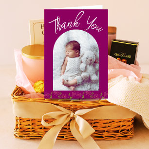 Doula Photo Card with Newborn   Personalized Birth