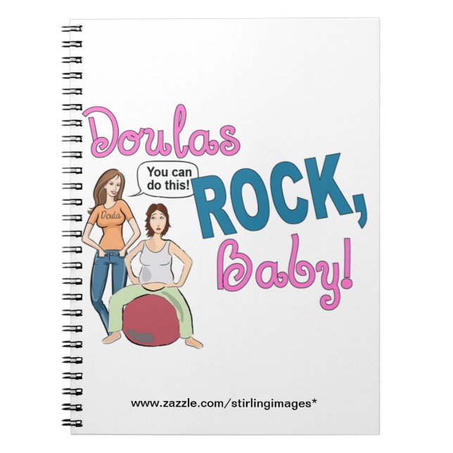 Doulas Rock! Notebook (Front)