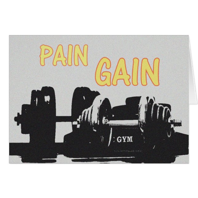 Douleur et gain (Devant horizontal)
