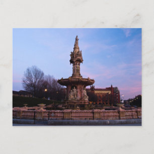 Doulton Fountain, Glasgow Postcard