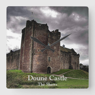 Doune Castle – The Shaws Square Wall Clock