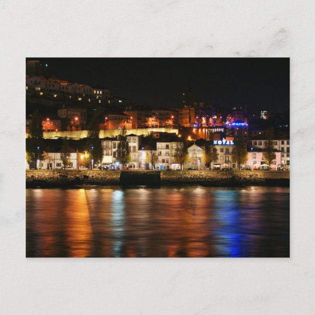 Douro river in Porto, Portugal Postcard (Front)