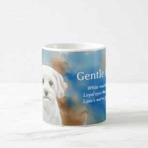 Doux ami Poodle Haiku mug