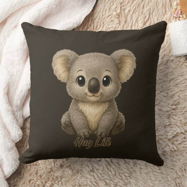 Doux Coussin de Koala Bébé (Couverture)