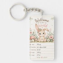 Doux design de bébé lapin avec champs de données d