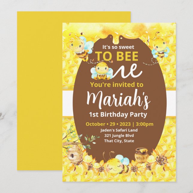 Doux d'être un sur invitation (Devant / Derrière)