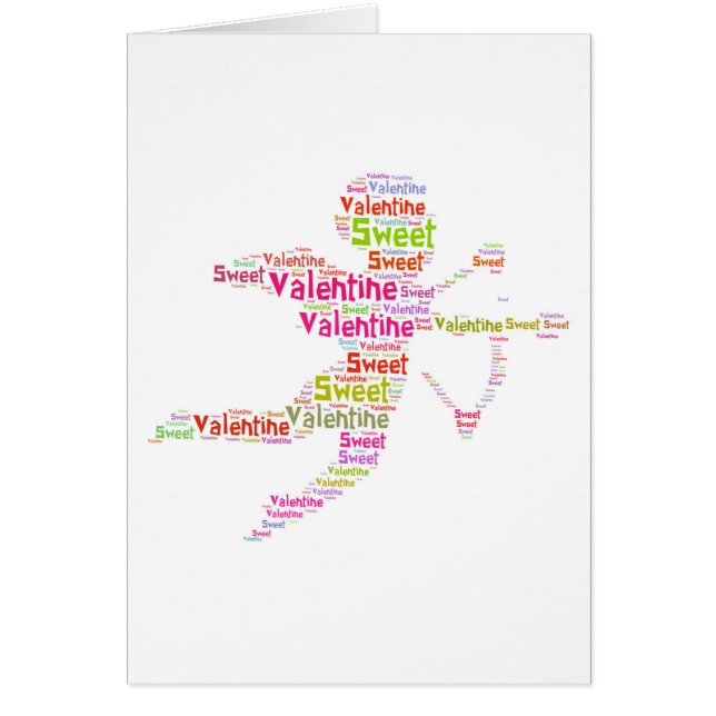 Doux et coloré Valentine Cupid (Devant)
